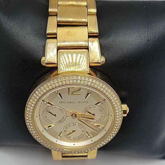 Michael Kors Parker MK6351 Women Stainless Steel Analog Dial Quartz Watch AM532 - Picture 5 of 11